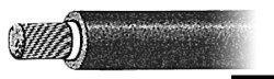Χάλκινο καλώδιο μπαταρίας μαύρο 50 mm